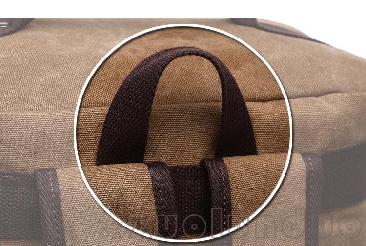 Large Vintage Canvas Backpack - More than a backpack