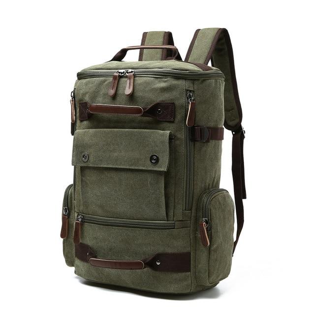 Large Vintage Canvas Backpack - More than a backpack