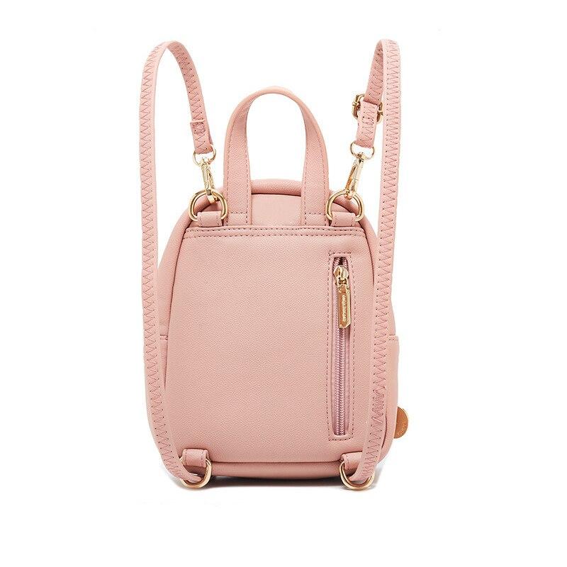 Mini Soft Touch Faux Leather Backpack - More than a backpack