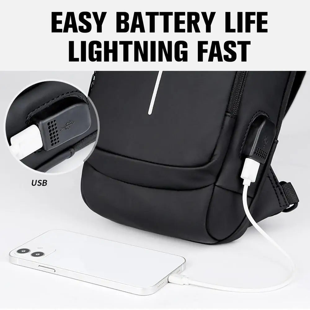 VaultRide Anti-Theft Waterproof Crossbody Bag