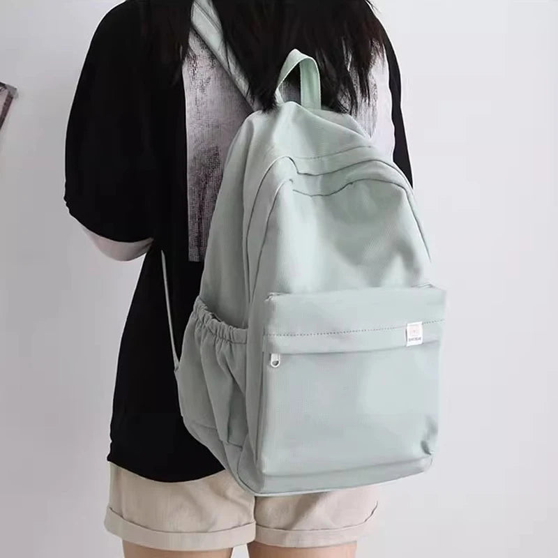 FlexPack Solid Color School Backpack