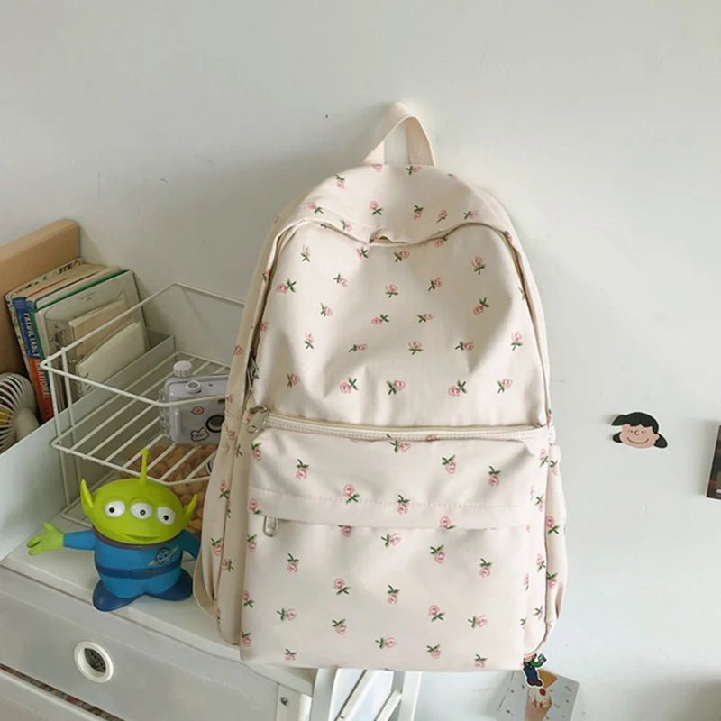 Floral school backpack hot sale