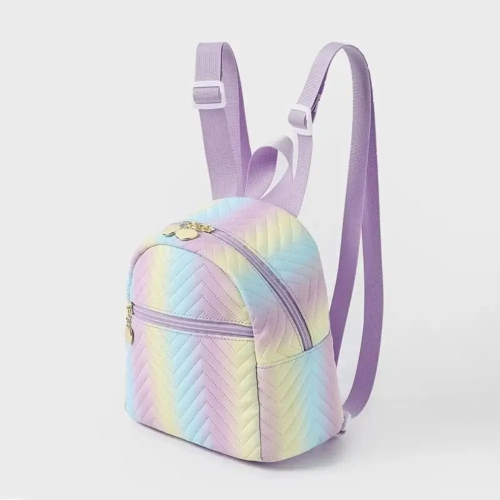 Rainbow Dreams Mini Faux Leather Backpack - More than a backpack