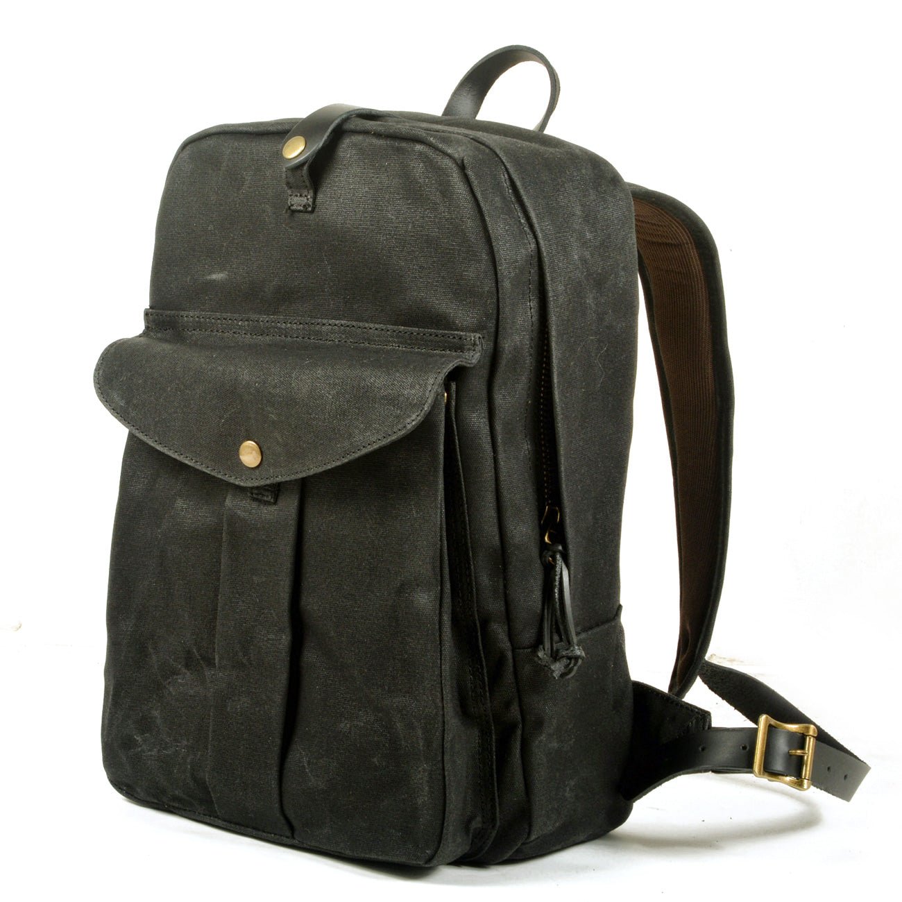 Front Pocket Small Canvas Backpack