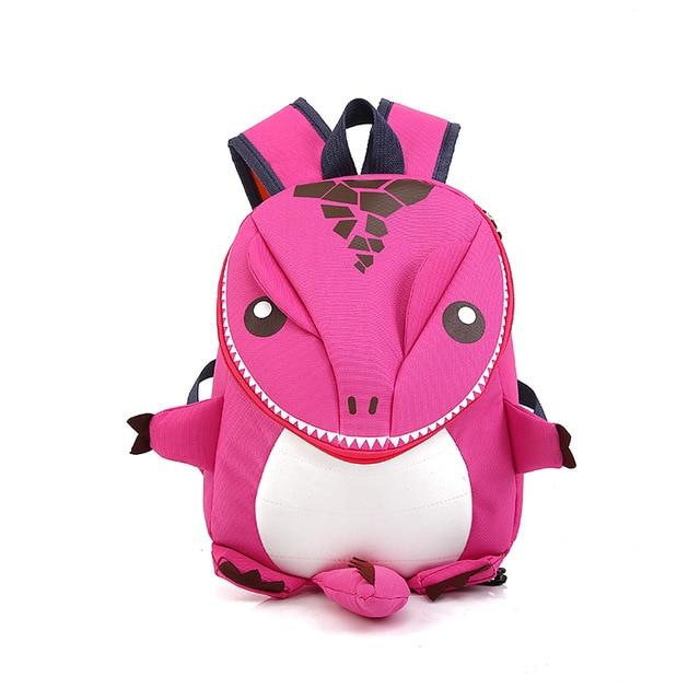 Dinosaur - Little Kids Backpack with Detachable Hood - Water